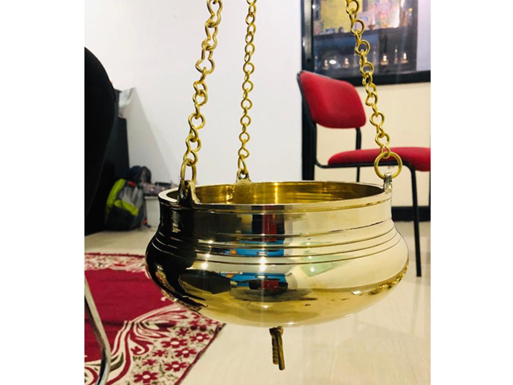 Sirodhara pot-Brass